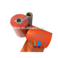 Виниловая этикетка термопечать 110 * 600 оранжевого цвета TTR термотрансферная лента